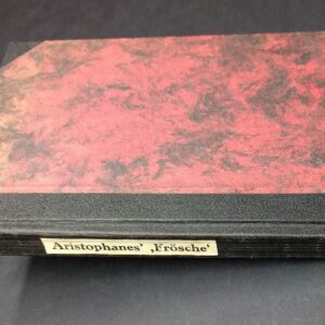 Frösche. Einleitung, Text und Kommentar von L. RADERMACHER. 2. Auflage.