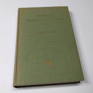 The Olympian and Pythian odes. With an introductory essay, notes and indexes by B.L. GILDERSLEEVE.