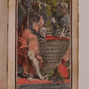 Q. Horatius Flaccus ex recensione Heinsii et Fabri, ac cum variis lectionibus Rich. Bentleii.