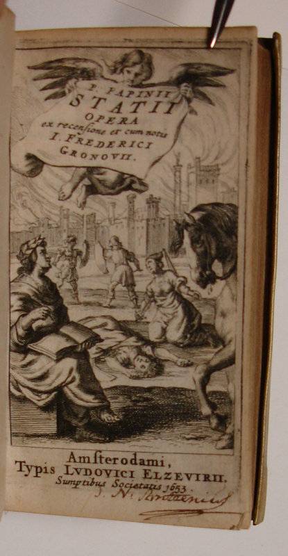 P. Papinii Statii Opera ex recensione et cum notis I. Frederici Gronovii.