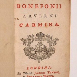 Johannis Bonefonii Arverni carmina.