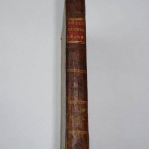 L. Vitruvii Roscii Parmensis Libetius primus, secundus et tertius: vel grammaticarum quaestionum libri tres.